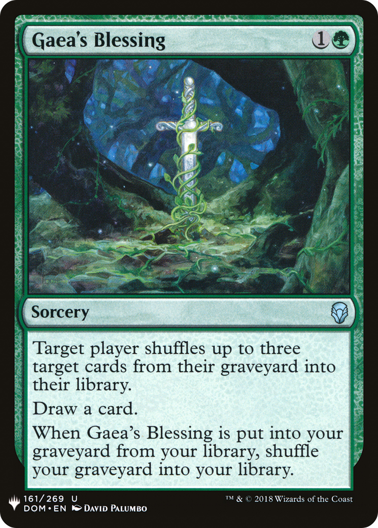 Gaea's Blessing (LIST-161) - The List
