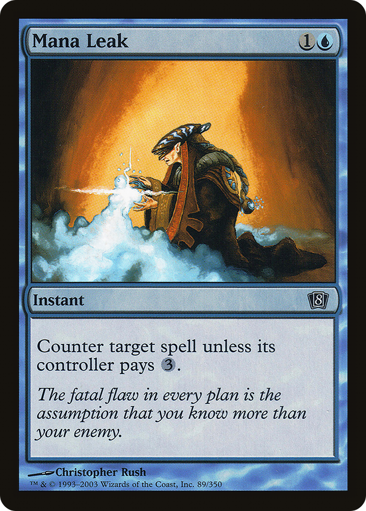 Mana Leak (8ED-89★) - 8th Edition Foil