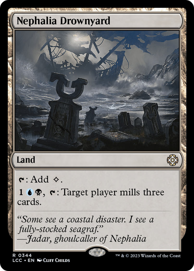 Nephalia Drownyard (LCC-344) - The Lost Caverns of Ixalan Commander