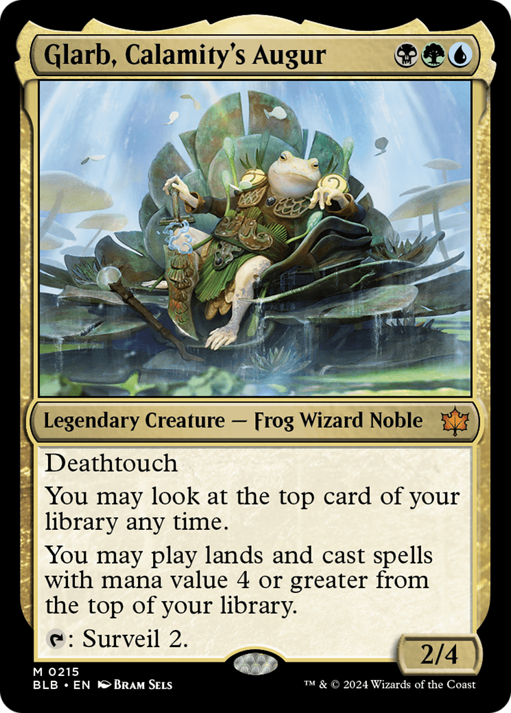 Glarb, Calamity's Augur (BLB-215) - Bloomburrow Foil