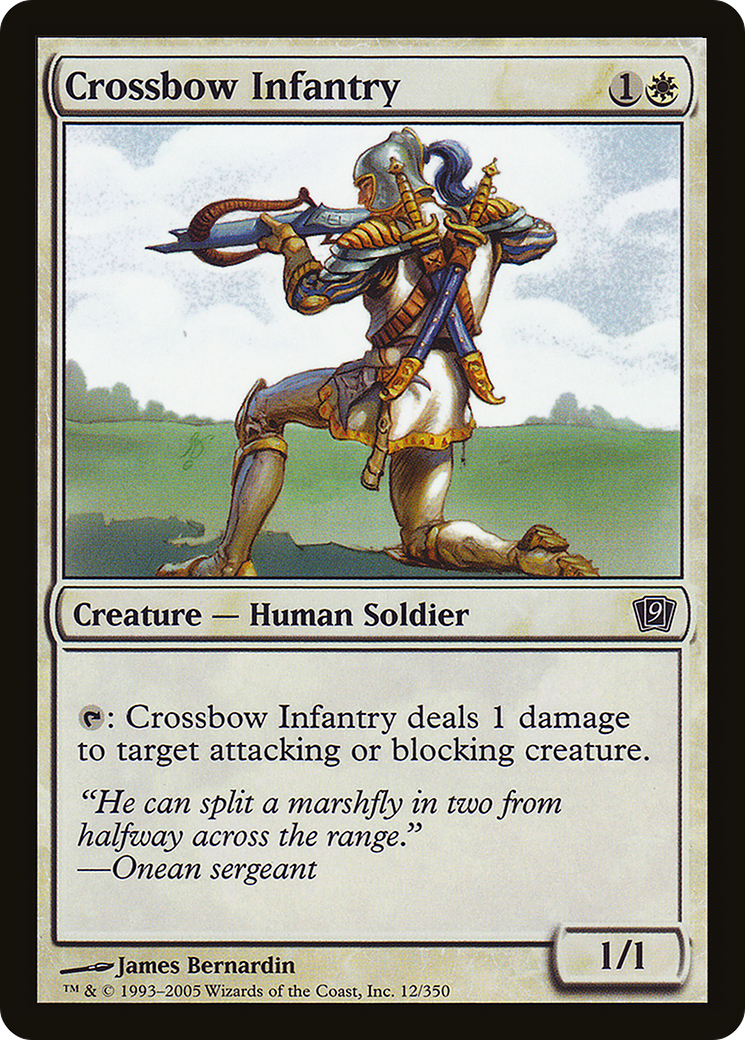 Crossbow Infantry (9ED-12★) - 9th Edition
