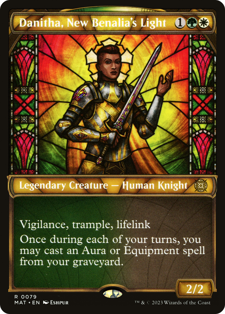 Danitha, New Benalia's Light (Showcase) (MAT-079) - March of the Machine: The Aftermath: (Showcase) Foil