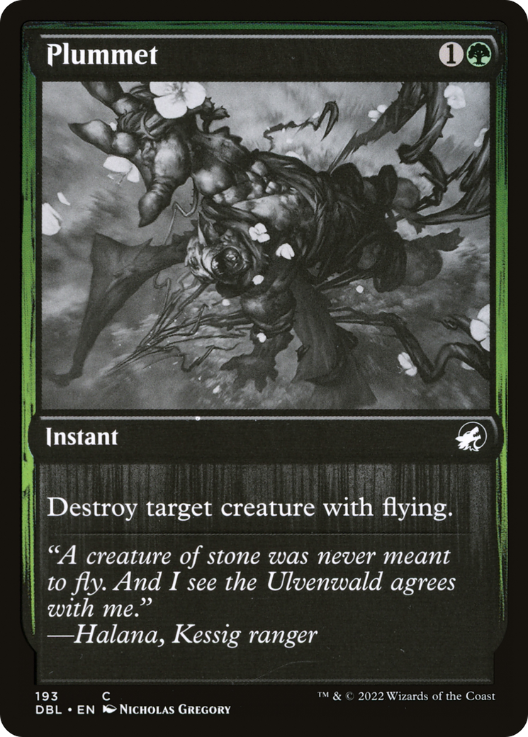 Plummet (DBL-193) - Innistrad: Double Feature Foil