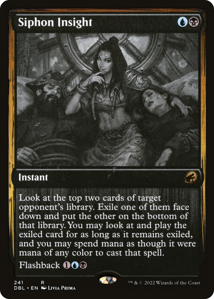 Siphon Insight (DBL-241) - Innistrad: Double Feature Foil