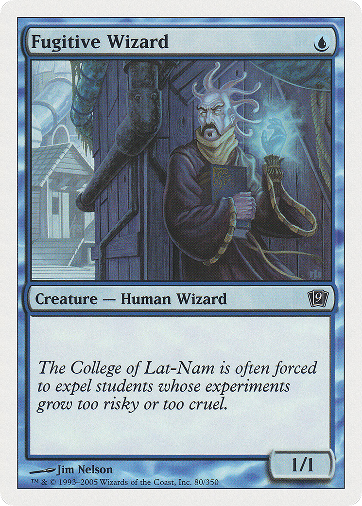 Fugitive Wizard (9ED-080) - 9th Edition