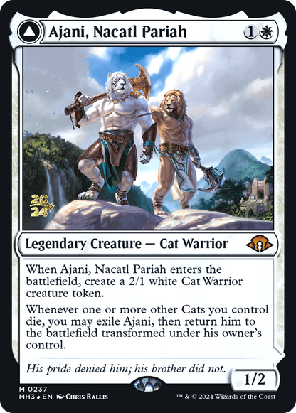 Ajani, Nacatl Pariah (PRE-237) - Modern Horizons 3 Promos Foil