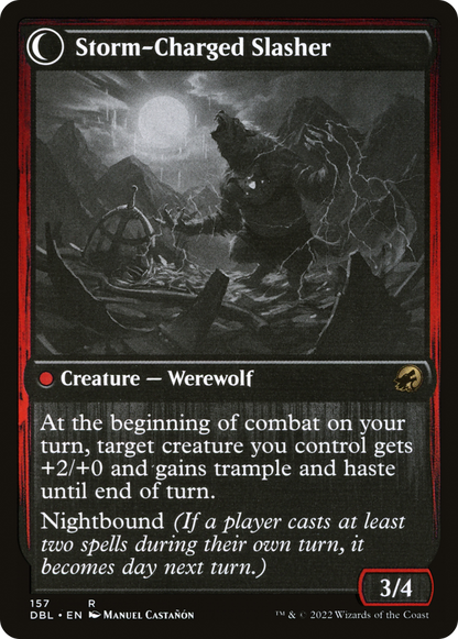Reckless Stormseeker (DBL-157) - Innistrad: Double Feature: (Double Faced Transform) Foil