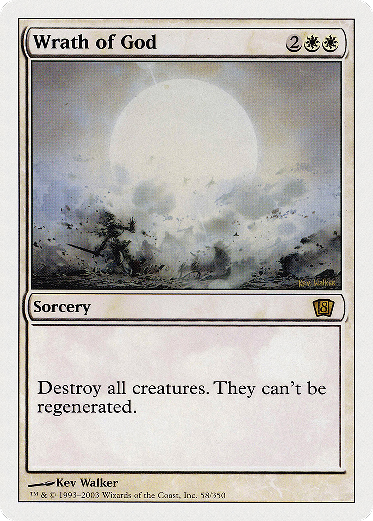 Wrath of God (8ED-058) - 8th Edition