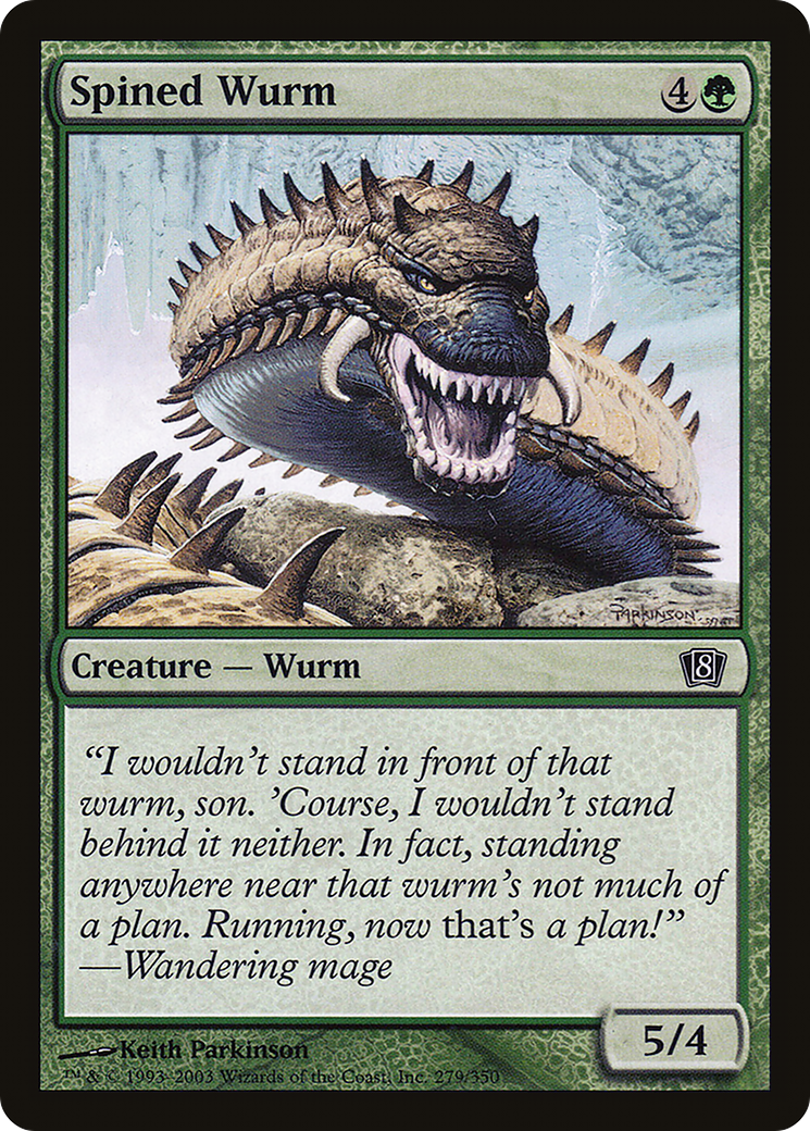 Spined Wurm (8ED-279★) - 8th Edition