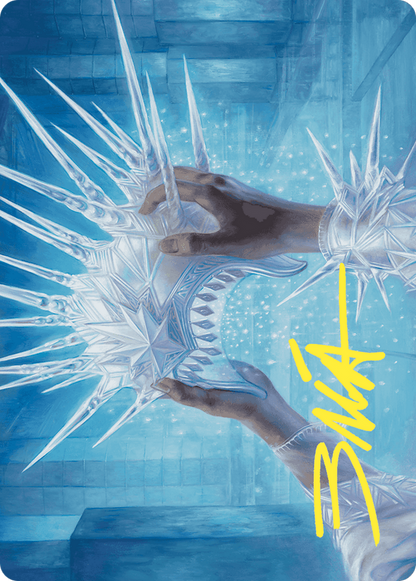 Hylda's Crown of Winter // Hylda's Crown of Winter (AWOE-043) - Wilds of Eldraine Art Series (Borderless) Foil