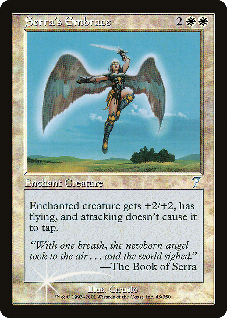 Serra's Embrace (7ED-43★) - 7th Edition Foil