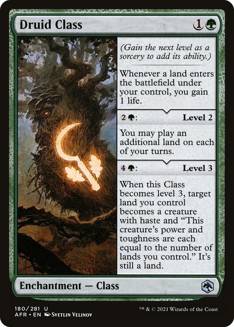 Druid Class (AFR-180) - Adventures in the Forgotten Realms
