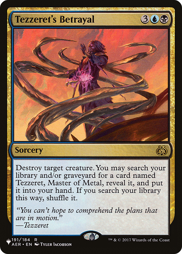 Tezzeret's Betrayal (LIST-191/184) - The List