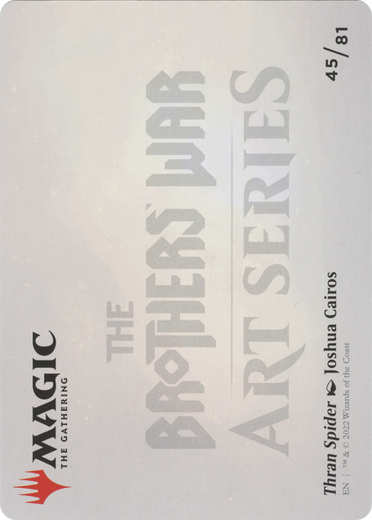 Thran Spider // Thran Spider (ABRO-045) - The Brothers' War Art Series (Borderless) Foil