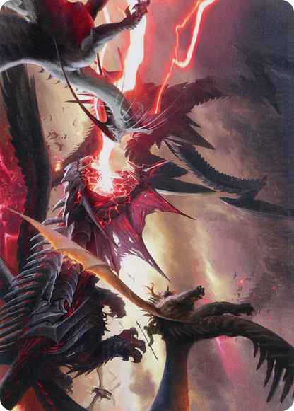 Invasion of Tarkir // Invasion of Tarkir (AMOM-034) - March of the Machine Art Series (Borderless)