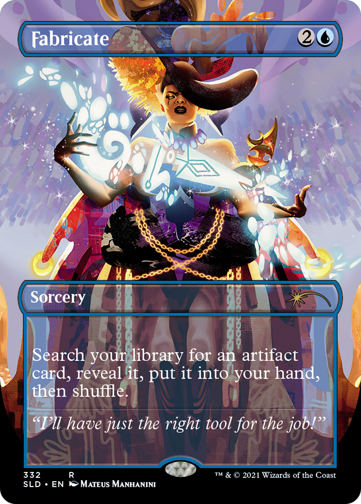 Fabricate (332) (SLD-332) - Secret Lair Drop (Borderless) Foil