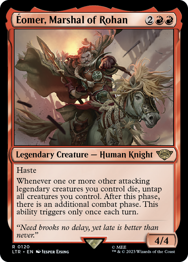 Eomer, Marshal of Rohan (LTR-120) - The Lord of the Rings: Tales of Middle-earth Foil