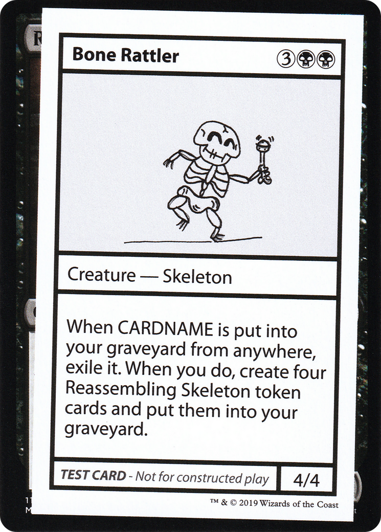 Bone Rattler (No PW Symbol) (CMB1-) - Mystery Booster Playtest Cards 2021