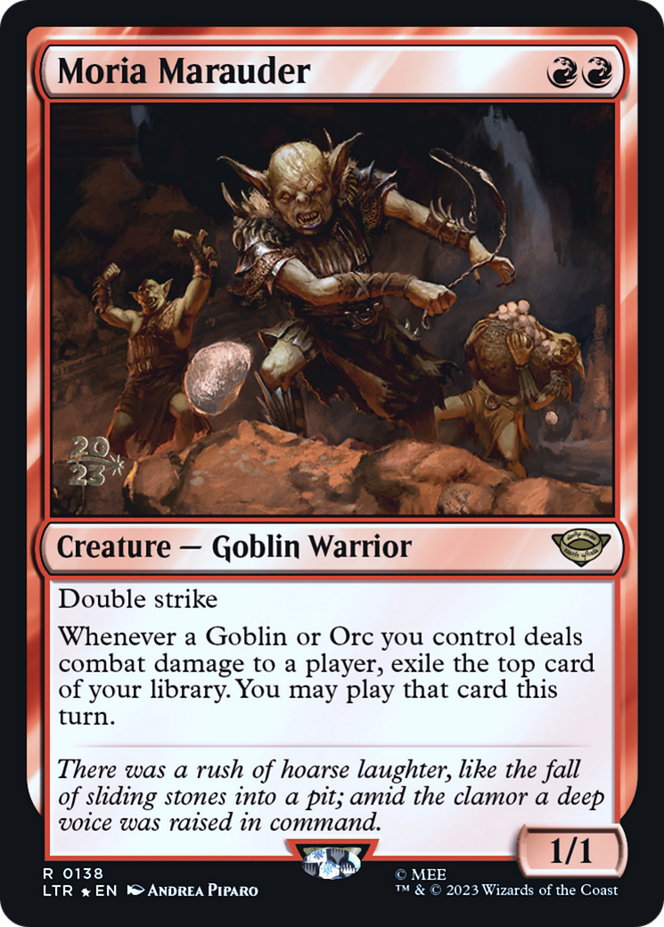 Moria Marauder (PRE-138S) - Tales of Middle-earth Promos Foil