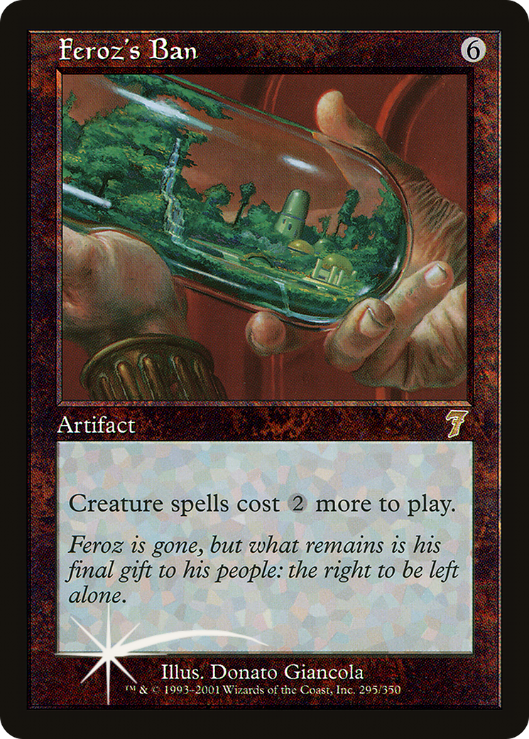 Feroz's Ban (7ED-295★) - 7th Edition Foil