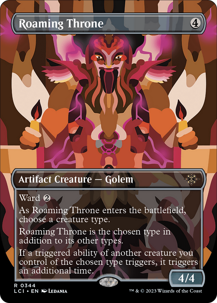 Roaming Throne (Borderless) (LCI-344) - The Lost Caverns of Ixalan