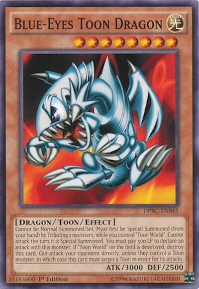 Blue-Eyes Toon Dragon (DPBC-EN043) [Duelist Pack: Battle City]