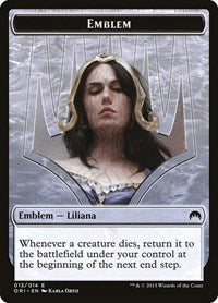 Emblem - Liliana, Defiant Necromancer (13) [Magic Origins]