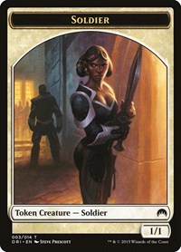 Soldier Token (3) [Magic Origins]