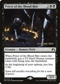 Priest of the Blood Rite (112) [Prerelease Cards]