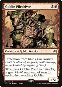 Goblin Piledriver (151) [Prerelease Cards]