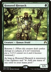 Honored Hierarch (182) [Prerelease Cards]