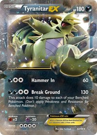 Tyranitar EX (42/98) [XY - Ancient Origins]