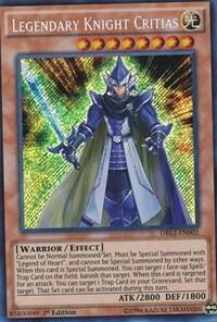Legendary Knight Critias (DRL2-EN002) [Dragons of Legend 2]