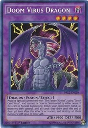 Doom Virus Dragon (DRL2-EN003) - Dragons of Legend 2 1st Edition