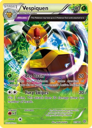 Vespiquen (11) 011/98  - Reverse Holofoil XY  Ancient Origins - Rare