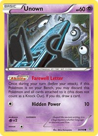 Unown (30/98) [XY - Ancient Origins]