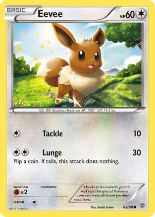 Eevee 063/98  XY  Ancient Origins - Common