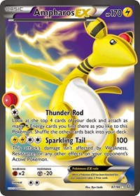 Ampharos EX (87 Full Art) (87/98) [XY - Ancient Origins]