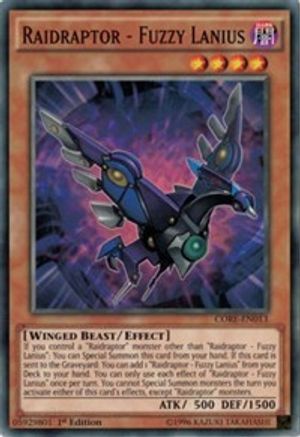 Raidraptor - Fuzzy Lanius (CORE-EN013) - Clash of Rebellions Unlimited