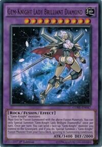 Gem-Knight Lady Brilliant Diamond (CORE-EN047) [Clash of Rebellions]