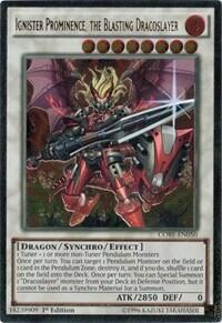 Ignister Prominence, the Blasting Dracoslayer (UTR) (CORE-EN050) [Clash of Rebellions]