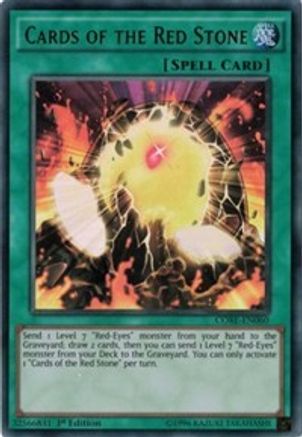 Cards of the Red Stone (CORE-EN060) - Clash of Rebellions 1st Edition