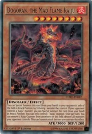 Dogoran, the Mad Flame Kaiju (CORE-EN087) - Clash of Rebellions 1st Edition