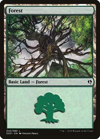 Forest (040) (40) [Duel Decks: Zendikar vs. Eldrazi]