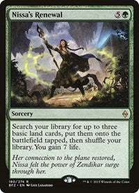 Nissa's Renewal (180) [Battle for Zendikar]