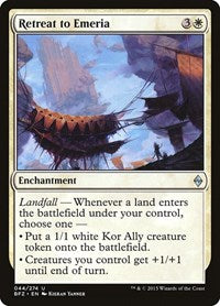 Retreat to Emeria (44) [Battle for Zendikar]