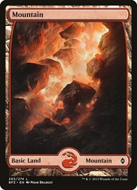 Mountain (265) - Full Art (265) [Battle for Zendikar]