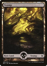 Swamp (260) - Full Art (260) [Battle for Zendikar]