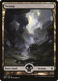 Swamp (264) - Full Art (264) [Battle for Zendikar]
