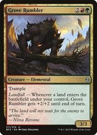Grove Rumbler (211) [Battle for Zendikar]